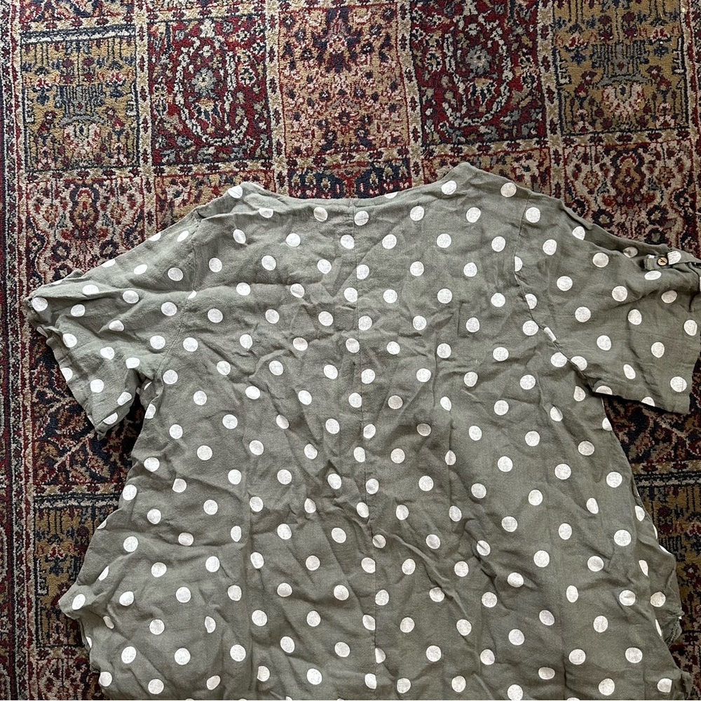 🌈 Lovely Italian polka dots blouse - Picture 6 of 9
